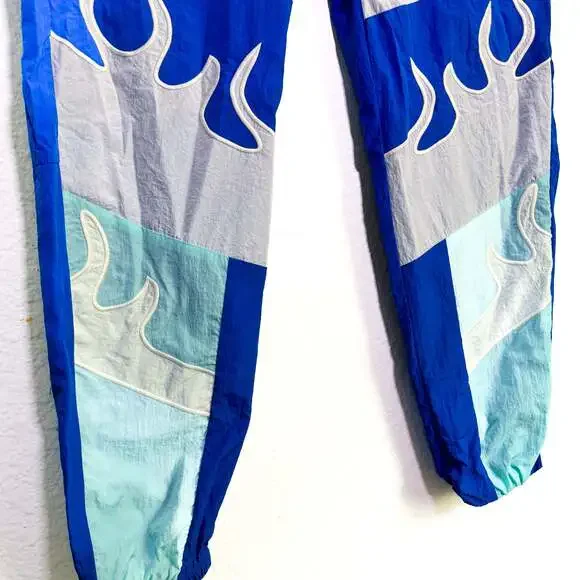 Pink Dolphin The Waveflare Track Pants in Blue - Picture 2 of 6